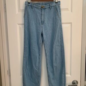 Zara Sky Blue Denim Jeans